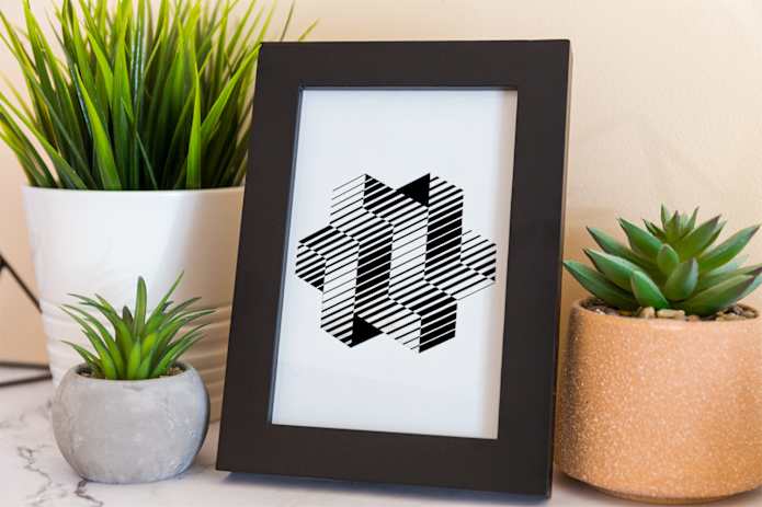 A5 print of an original work for the Silver Level Supporters